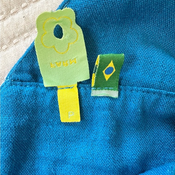 FARM Rio Matching Linen Blend Top & Pant Set Size Small - Picture 4 of 8